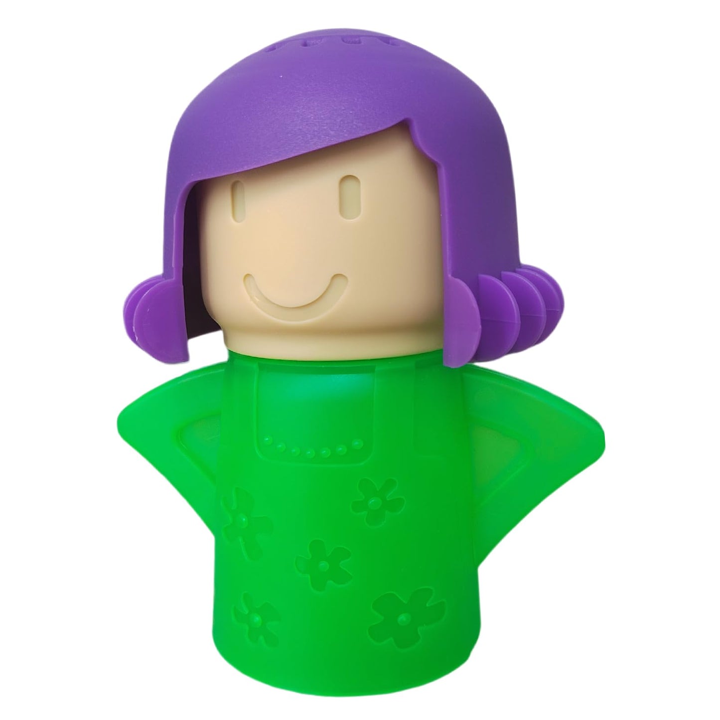 NGT new guide steps Smile Angry Mama Microwave Cleaner - Powerful Steam Kitchen Gadget for Effective Cleaning (Green)